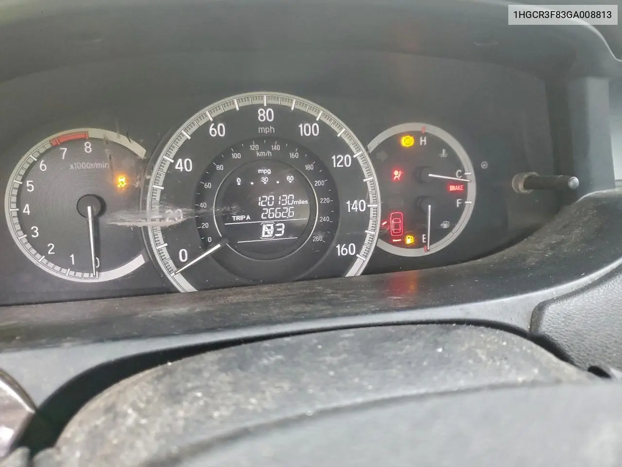1HGCR3F83GA008813 2016 Honda Accord Exl