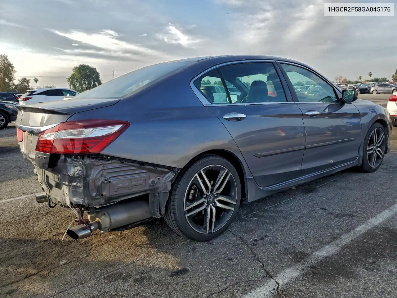 1HGCR2F58GA045176 2016 Honda Accord Sport