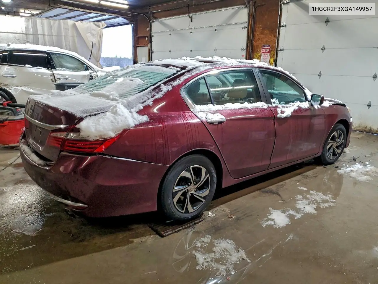 1HGCR2F3XGA149957 2016 Honda Accord Lx