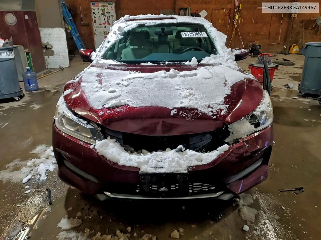 1HGCR2F3XGA149957 2016 Honda Accord Lx