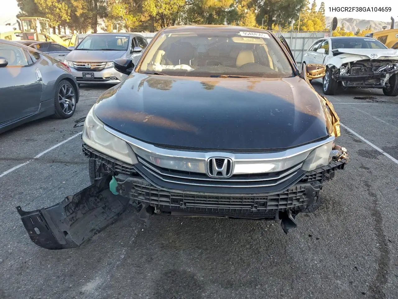 1HGCR2F38GA104659 2016 Honda Accord Lx