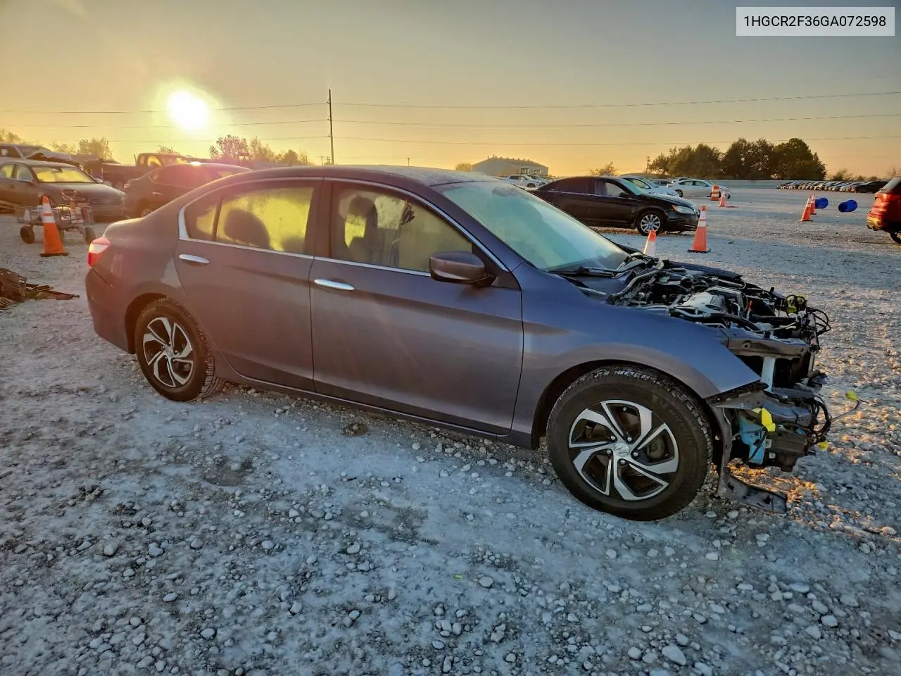 1HGCR2F36GA072598 2016 Honda Accord Lx
