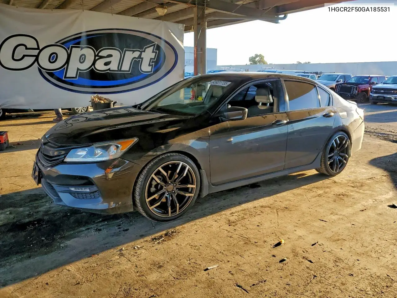 1HGCR2F50GA185531 2016 Honda Accord Sport