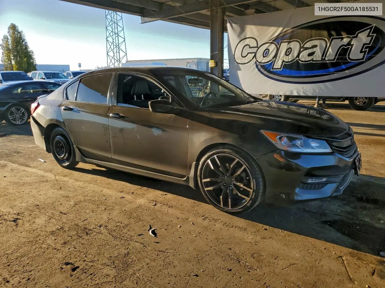 1HGCR2F50GA185531 2016 Honda Accord Sport