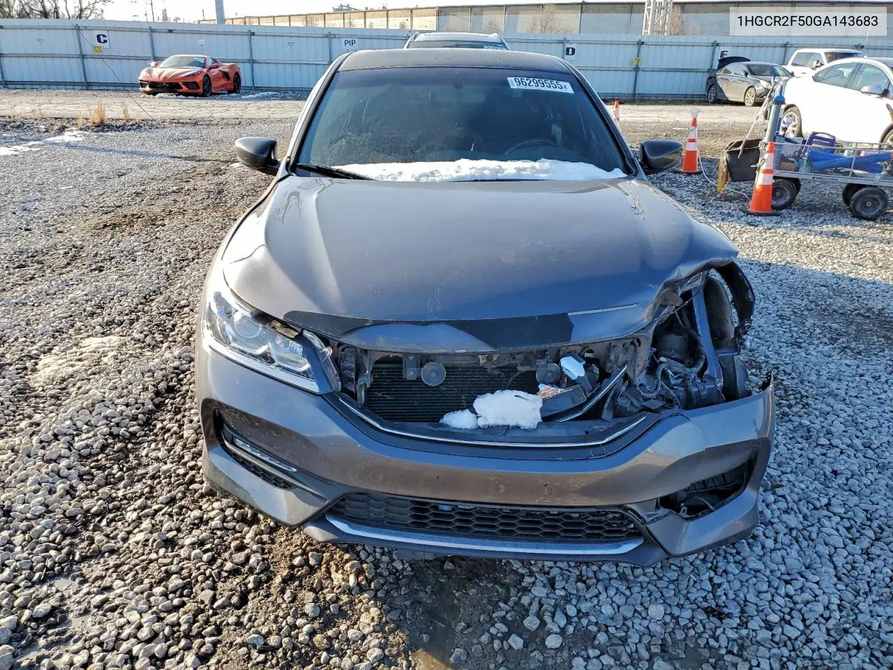 1HGCR2F50GA143683 2016 Honda Accord Sport