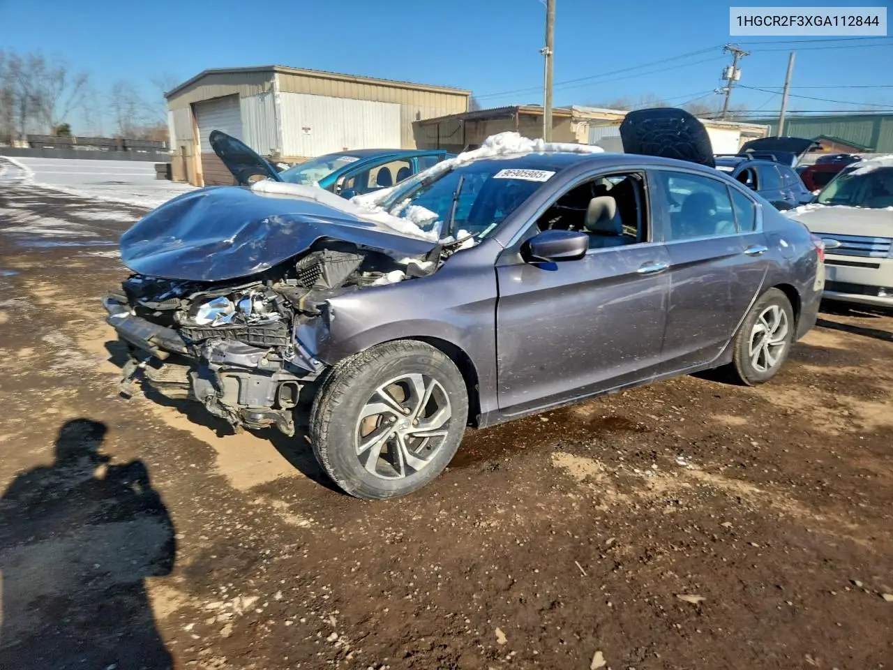 1HGCR2F3XGA112844 2016 Honda Accord Lx
