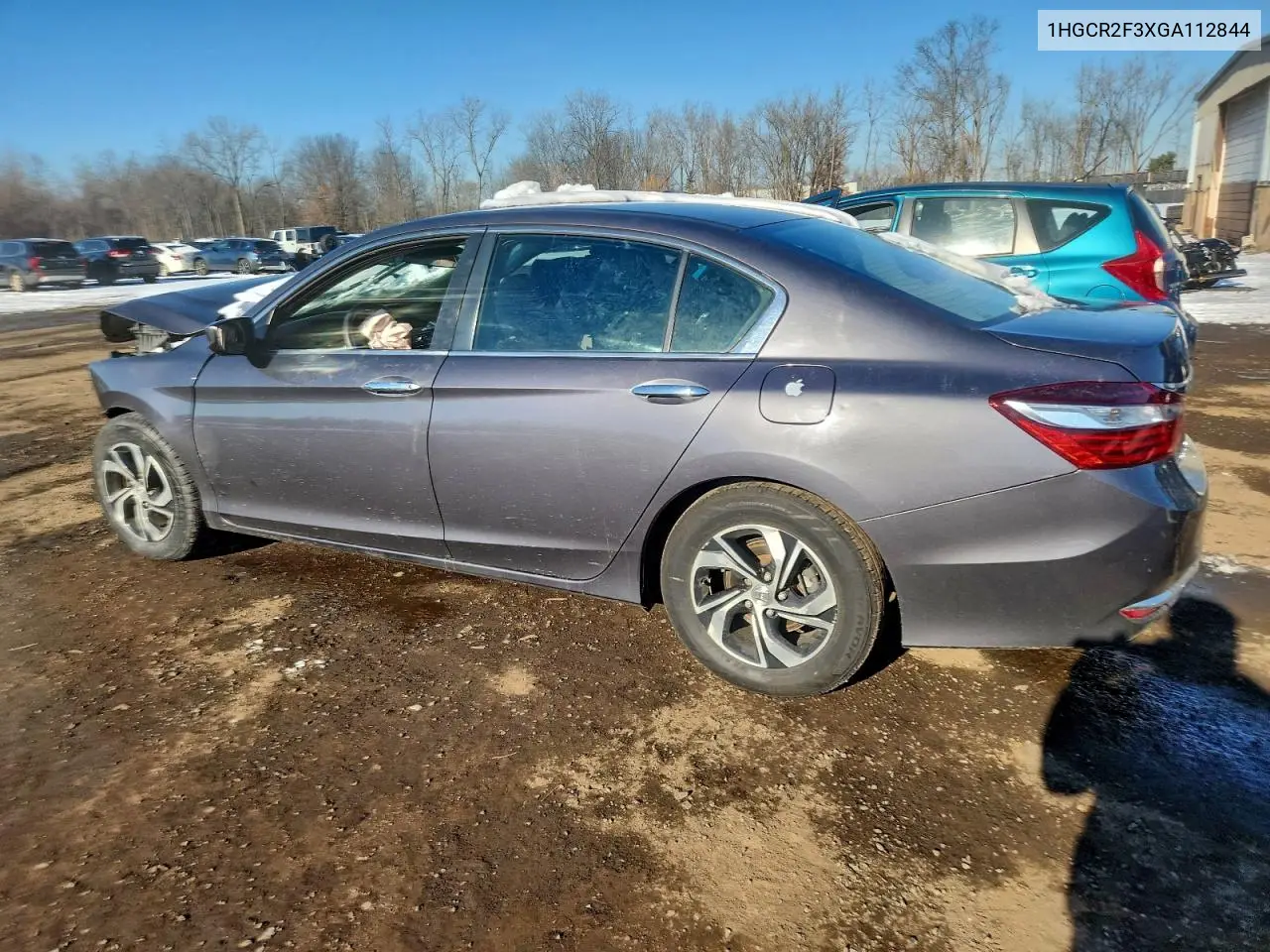 1HGCR2F3XGA112844 2016 Honda Accord Lx