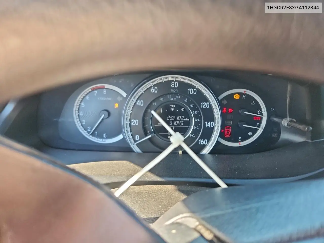 1HGCR2F3XGA112844 2016 Honda Accord Lx