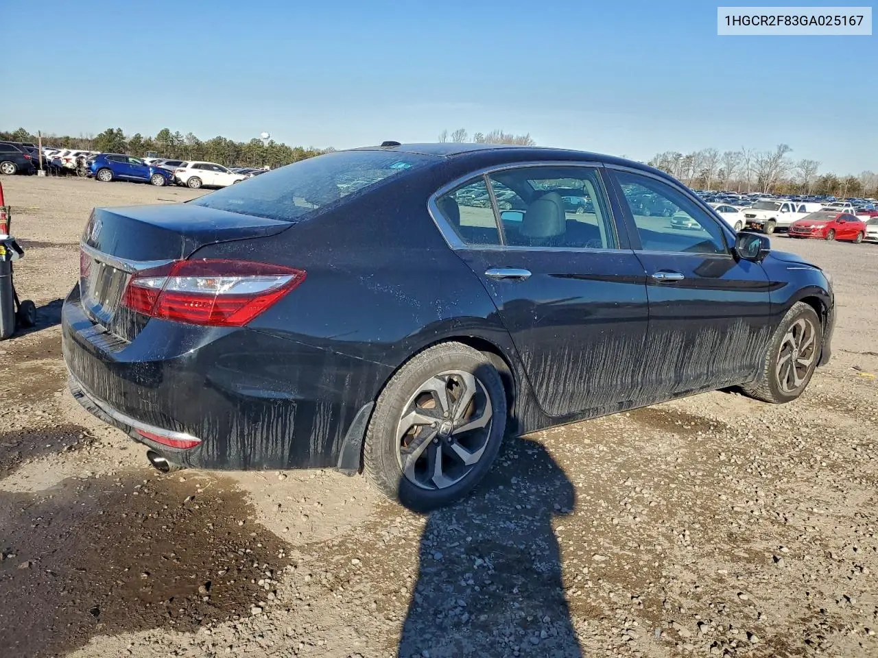 1HGCR2F83GA025167 2016 Honda Accord Exl