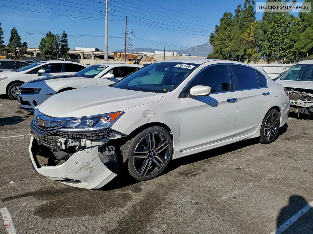 1HGCR2F54GA160406 2016 Honda Accord Sport