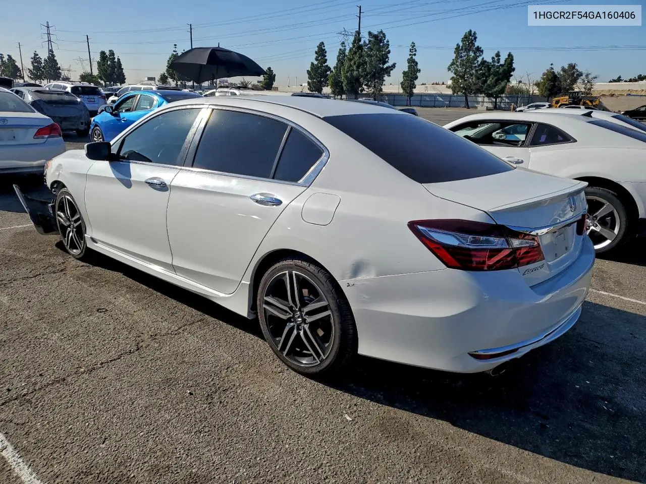 1HGCR2F54GA160406 2016 Honda Accord Sport