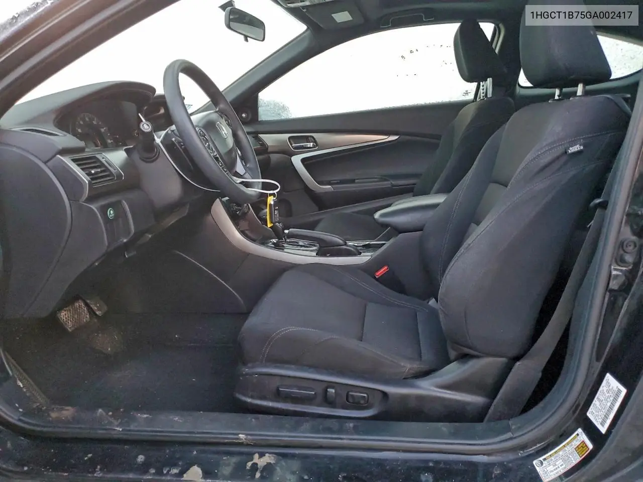 1HGCT1B75GA002417 2016 Honda Accord Ex