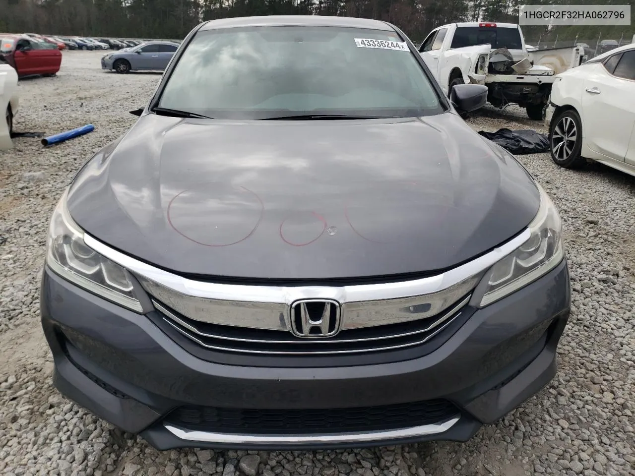 2017 Honda Accord Lx VIN: 1HGCR2F32HA062796 Lot: 43336244