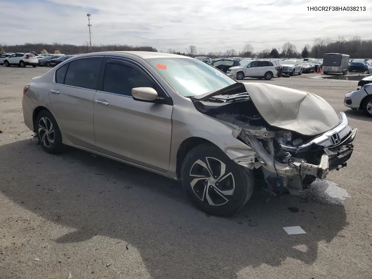 2017 Honda Accord Lx VIN: 1HGCR2F38HA038213 Lot: 48332694