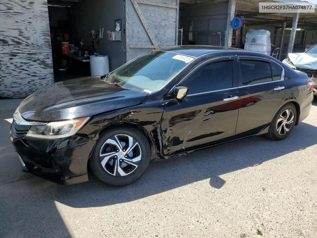 1HGCR2F37HA074877 2017 Honda Accord Lx