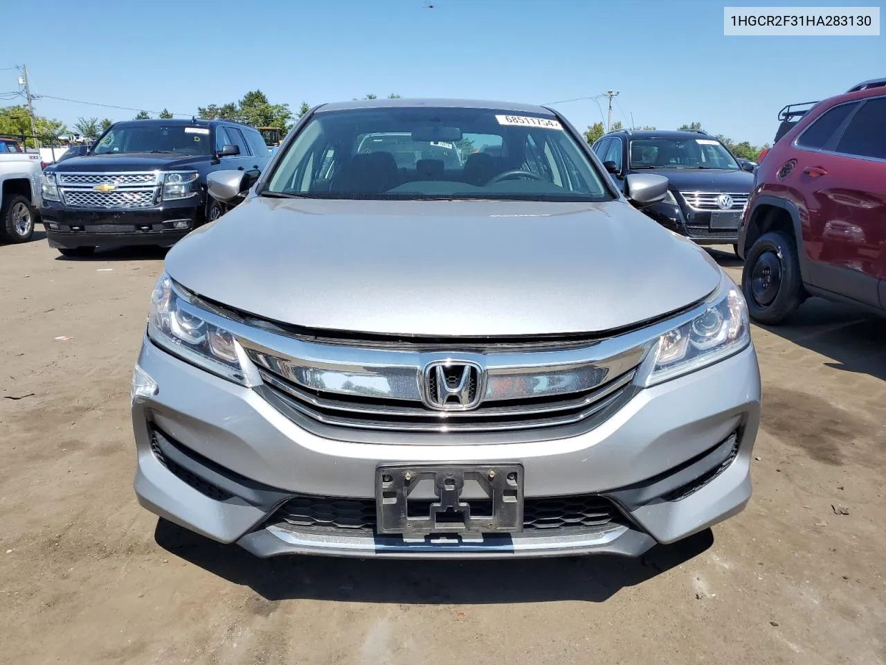 1HGCR2F31HA283130 2017 Honda Accord Lx