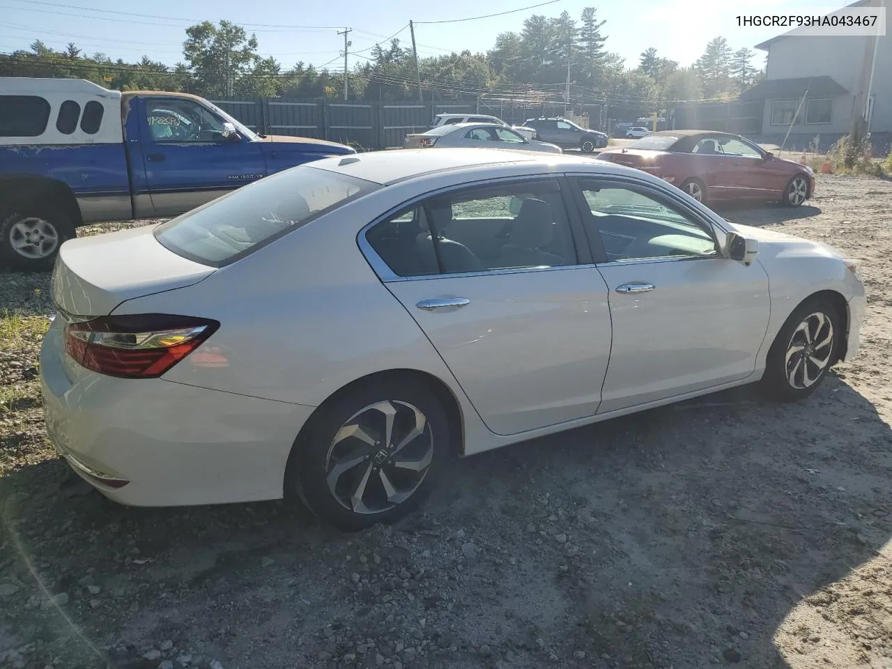 1HGCR2F93HA043467 2017 Honda Accord Exl