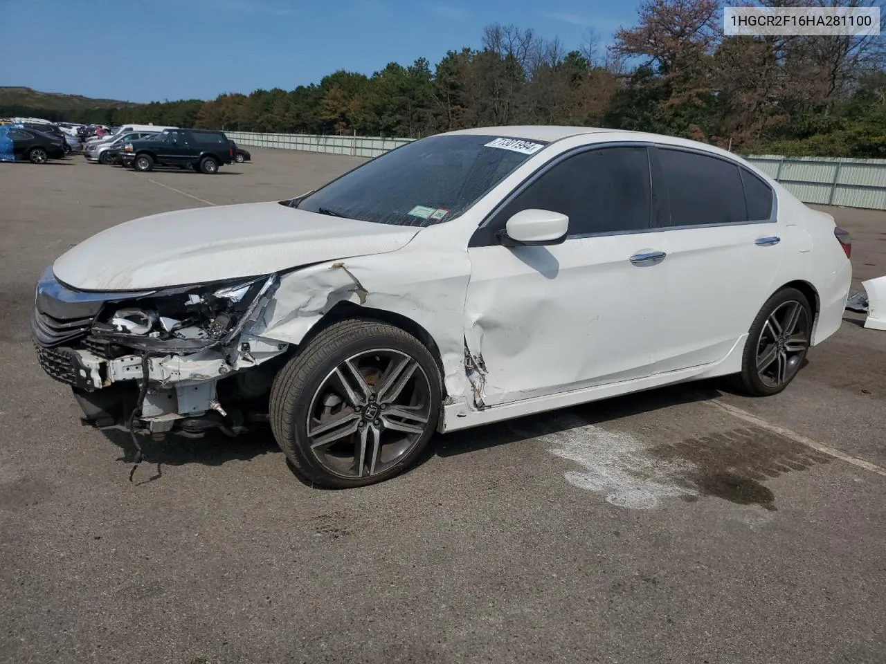 2017 Honda Accord Sport Special Edition VIN: 1HGCR2F16HA281100 Lot: 71301994