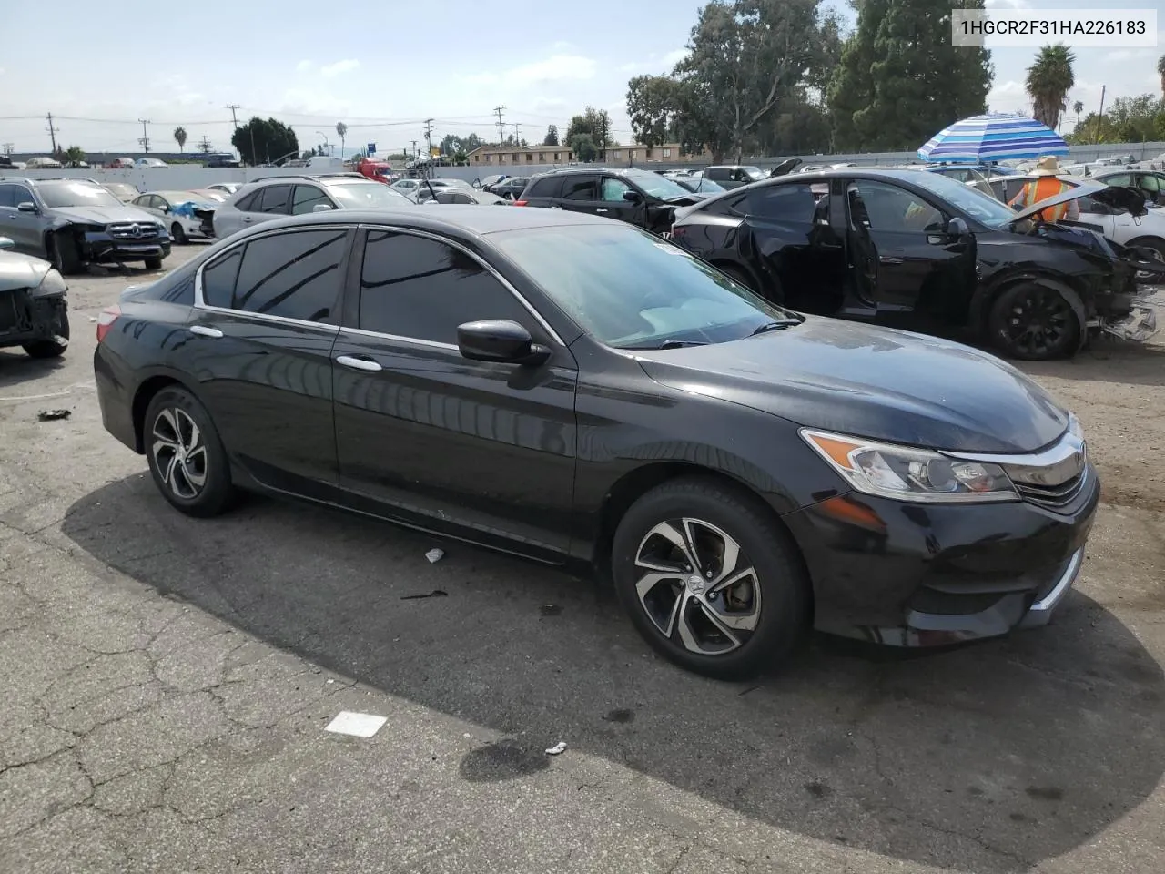 2017 Honda Accord Lx VIN: 1HGCR2F31HA226183 Lot: 71843964