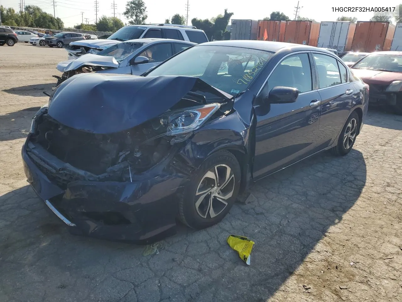 1HGCR2F32HA005417 2017 Honda Accord Lx