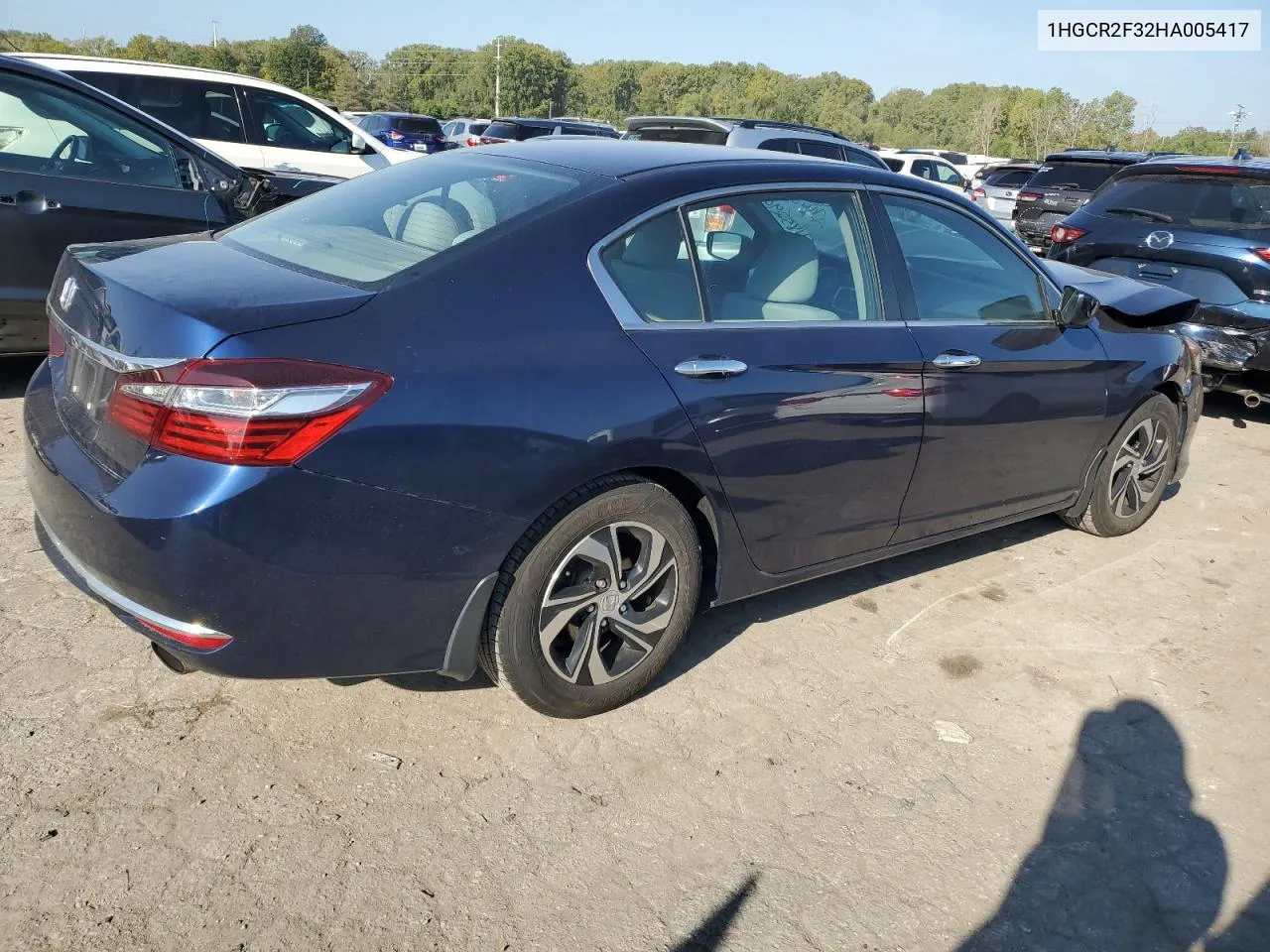 1HGCR2F32HA005417 2017 Honda Accord Lx