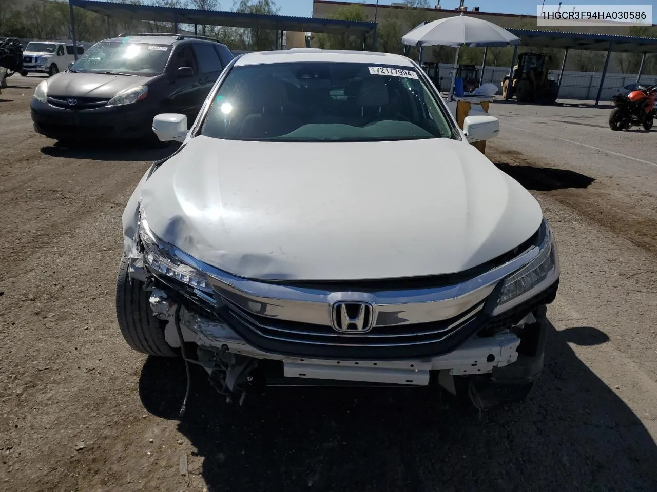 1HGCR3F94HA030586 2017 Honda Accord Touring