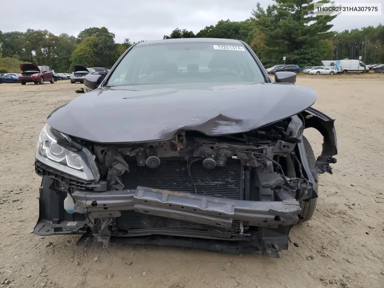 1HGCR2F31HA307975 2017 Honda Accord Lx