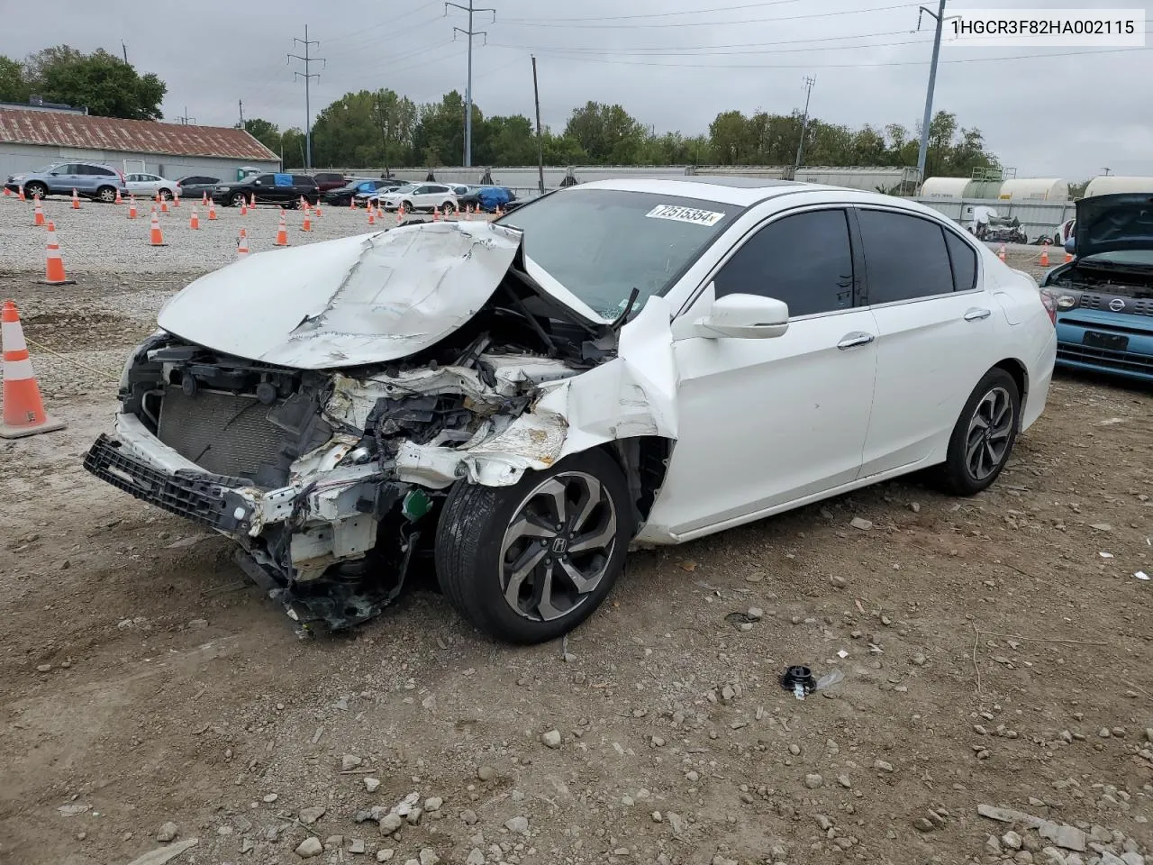 1HGCR3F82HA002115 2017 Honda Accord Exl