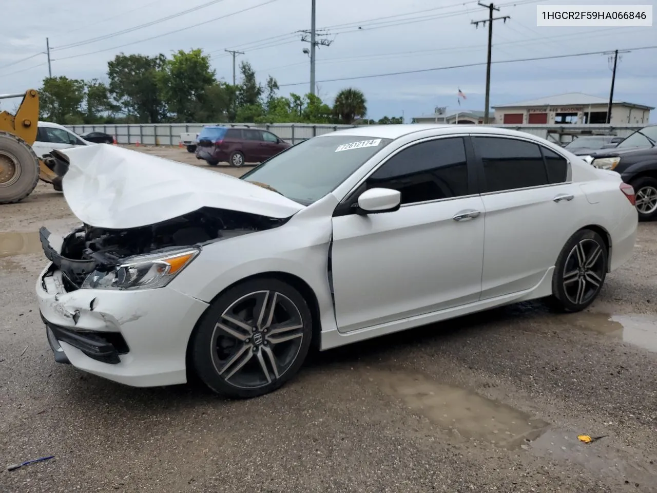 2017 Honda Accord Sport VIN: 1HGCR2F59HA066846 Lot: 72612174