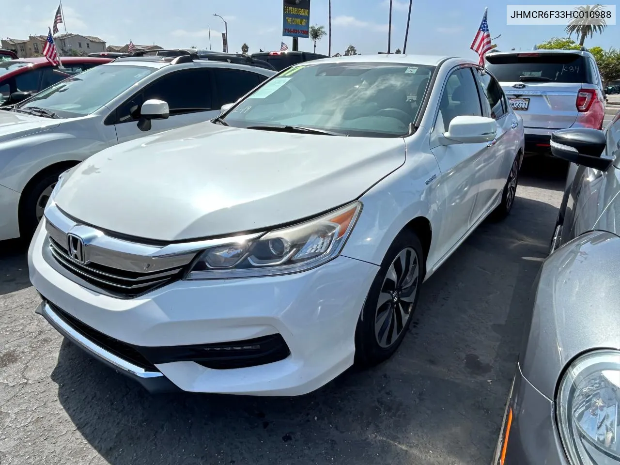 JHMCR6F33HC010988 2017 Honda Accord Hybrid