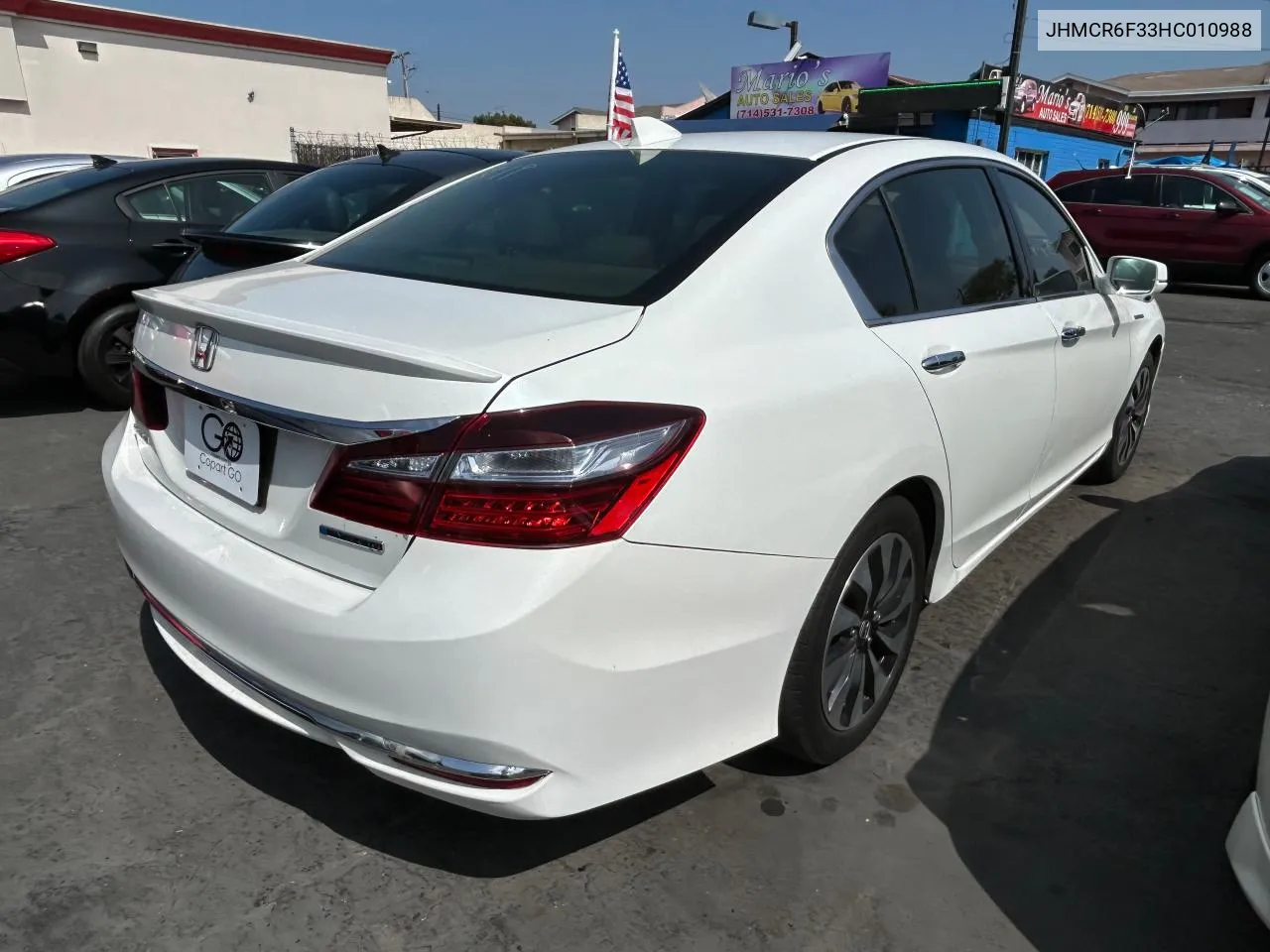 2017 Honda Accord Hybrid VIN: JHMCR6F33HC010988 Lot: 73413004