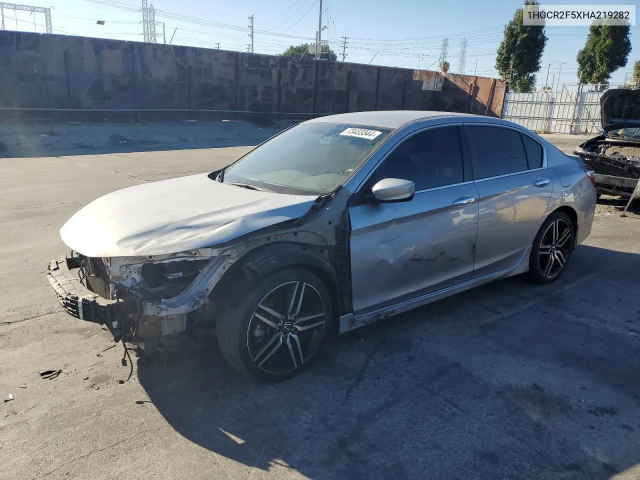 1HGCR2F5XHA219282 2017 Honda Accord Sport