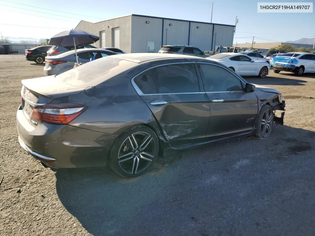 2017 Honda Accord Sport Special Edition VIN: 1HGCR2F19HA149707 Lot: 73510674