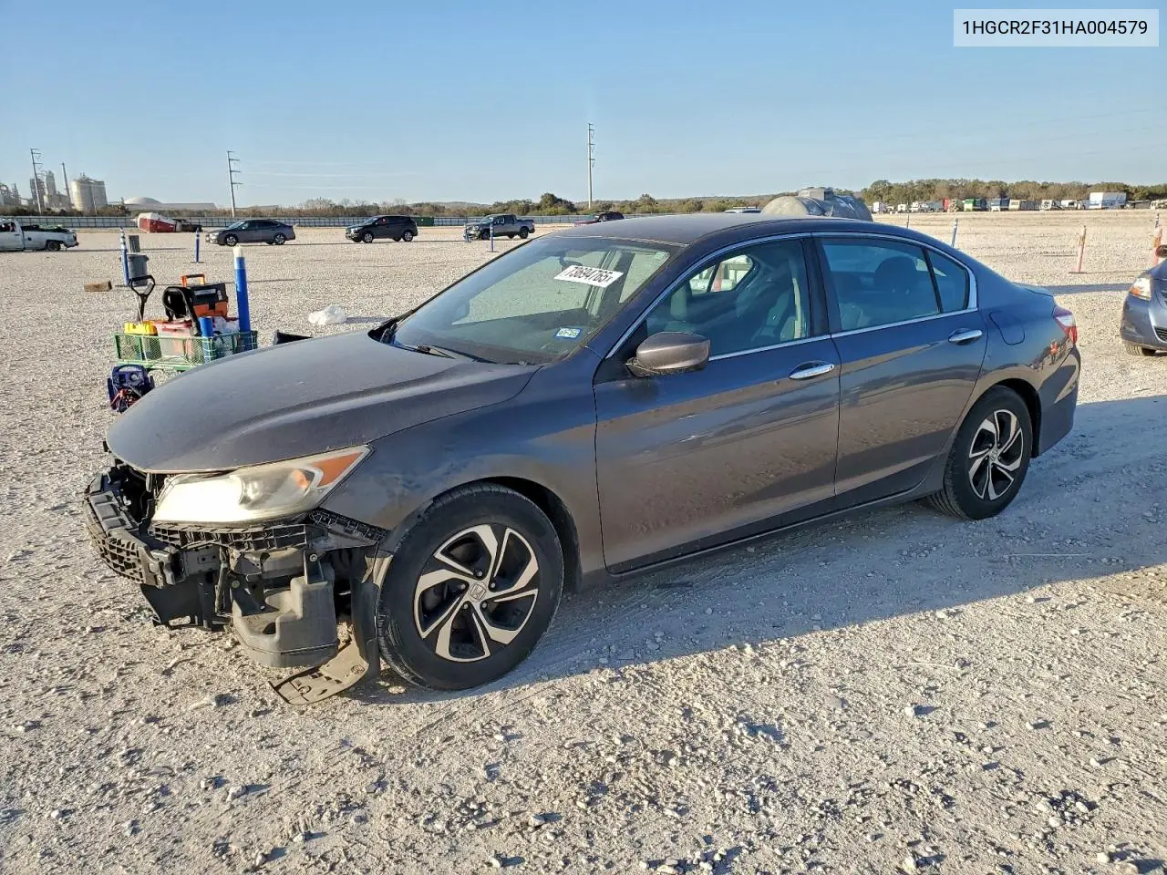 1HGCR2F31HA004579 2017 Honda Accord Lx