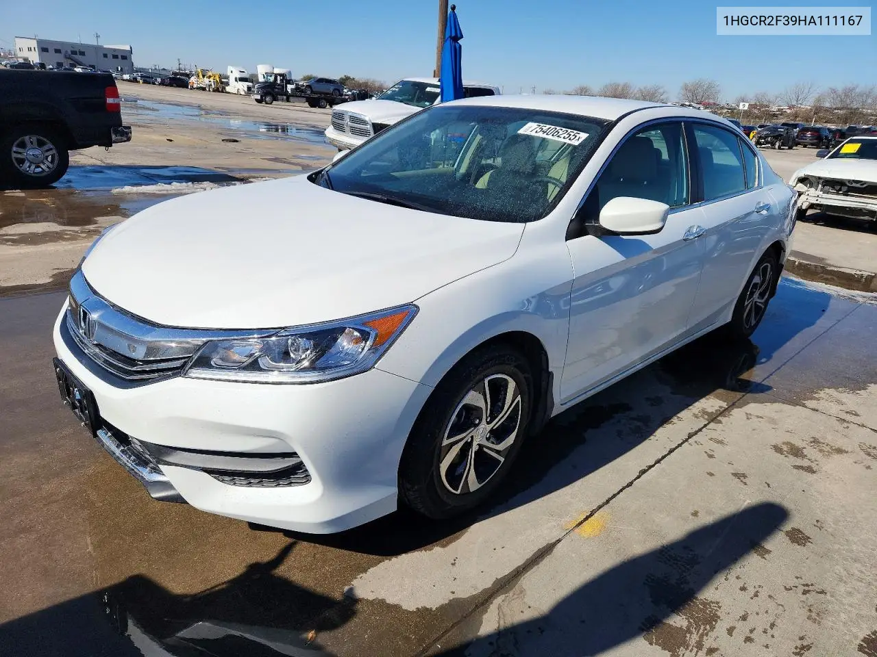 1HGCR2F39HA111167 2017 Honda Accord Lx
