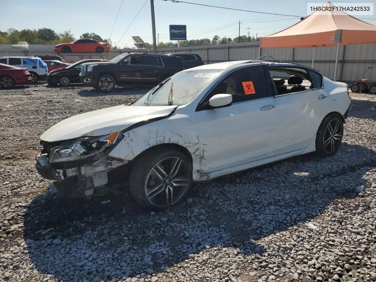 1HGCR2F17HA242533 2017 Honda Accord Sport Special Edition