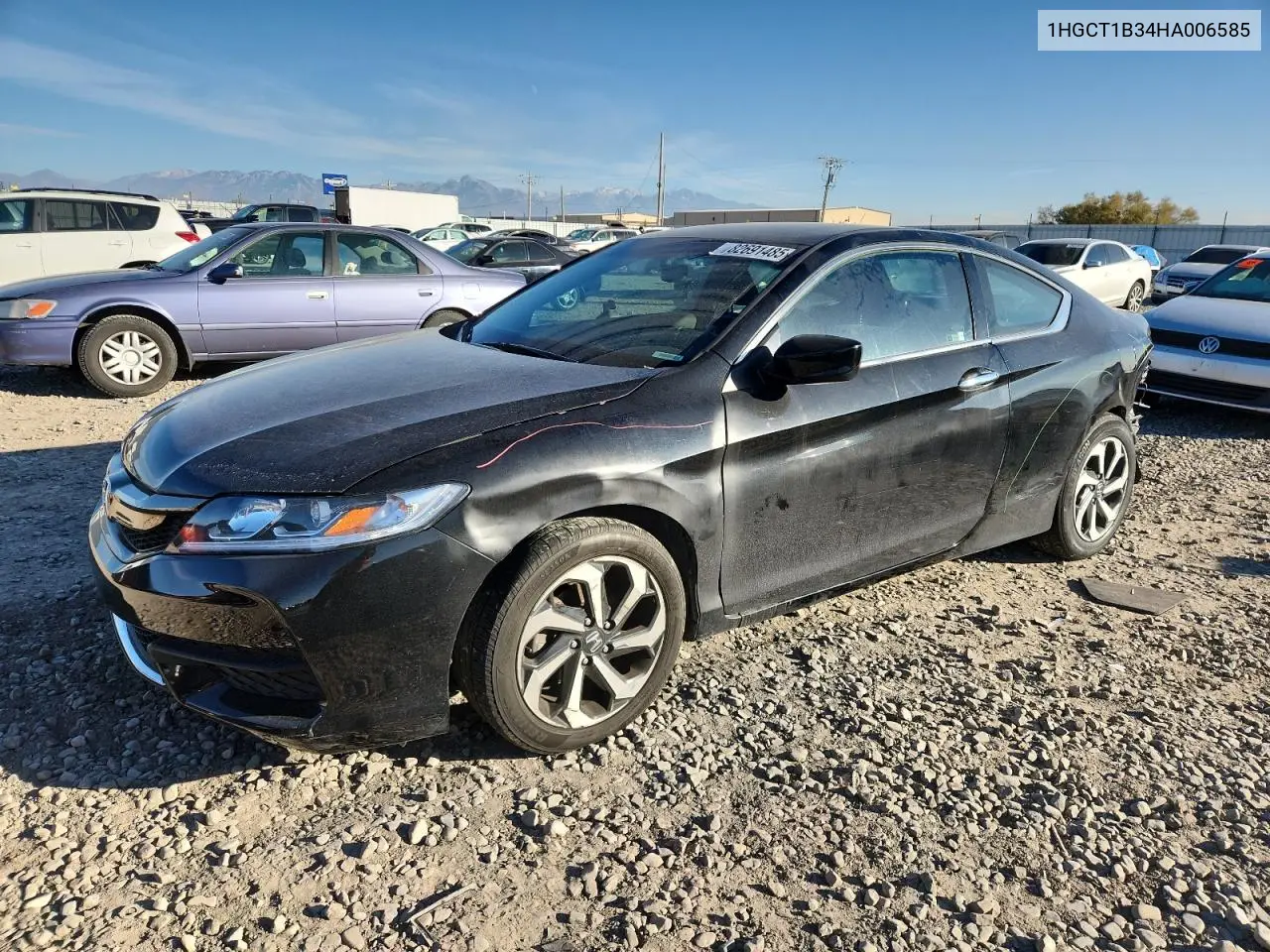 1HGCT1B34HA006585 2017 Honda Accord Lx-S