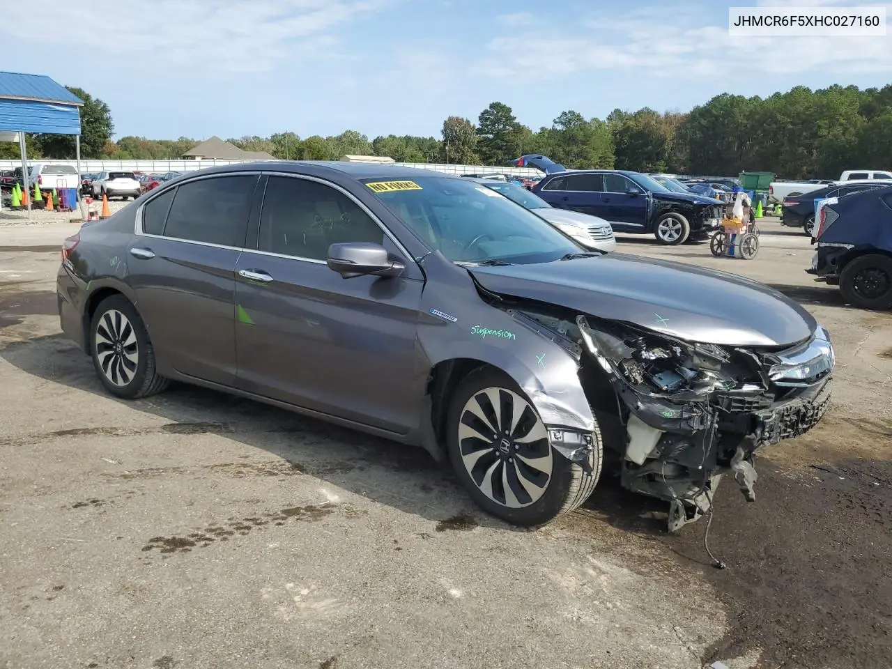 JHMCR6F5XHC027160 2017 Honda Accord Hybrid Exl