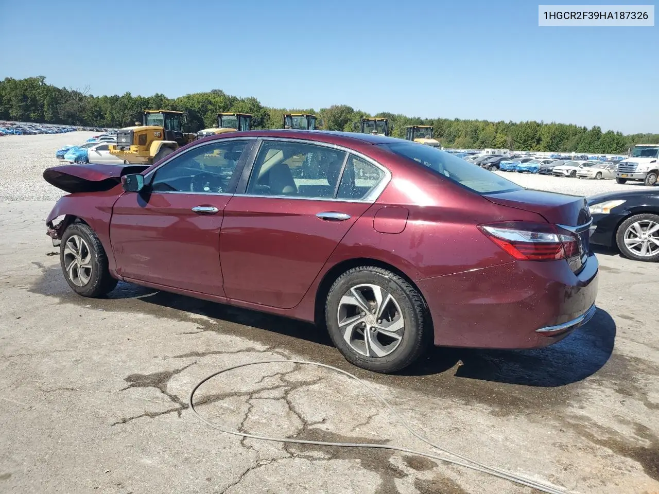 1HGCR2F39HA187326 2017 Honda Accord Lx
