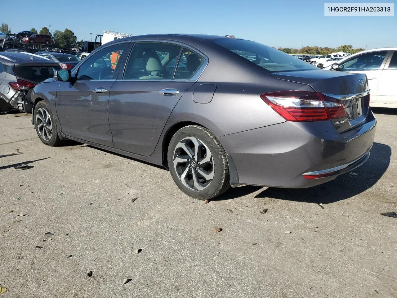 1HGCR2F91HA263318 2017 Honda Accord Exl