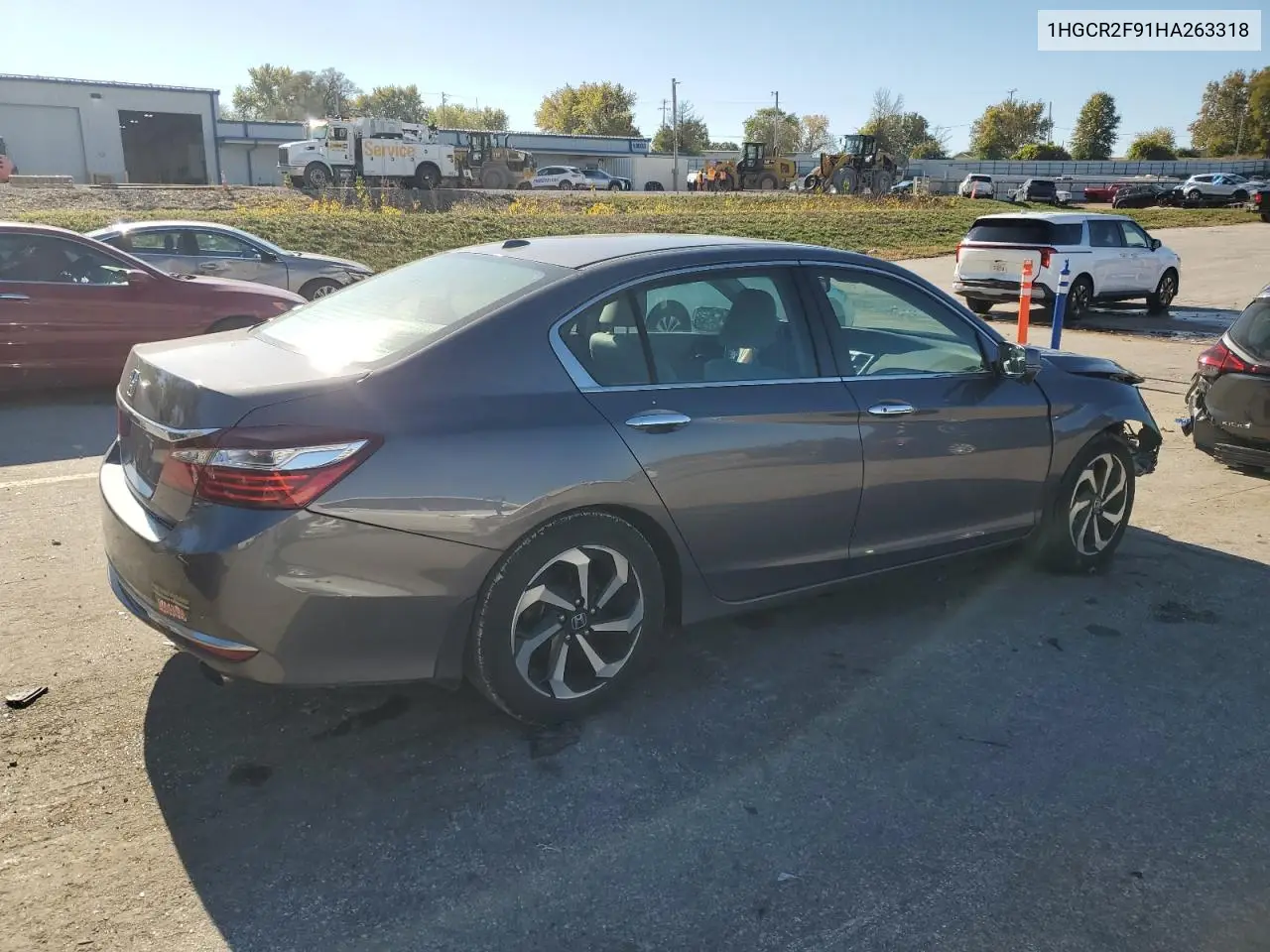 1HGCR2F91HA263318 2017 Honda Accord Exl