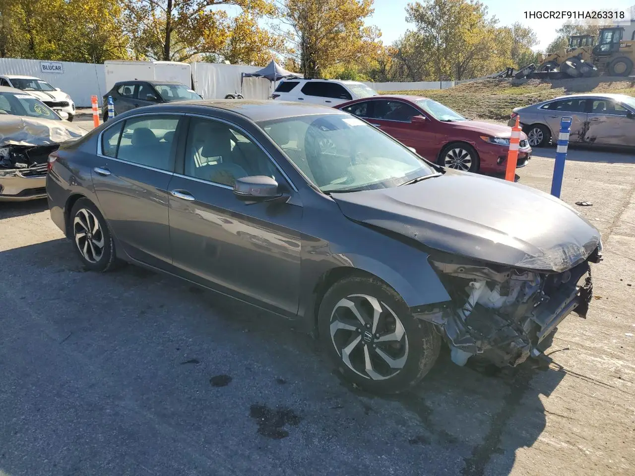 1HGCR2F91HA263318 2017 Honda Accord Exl