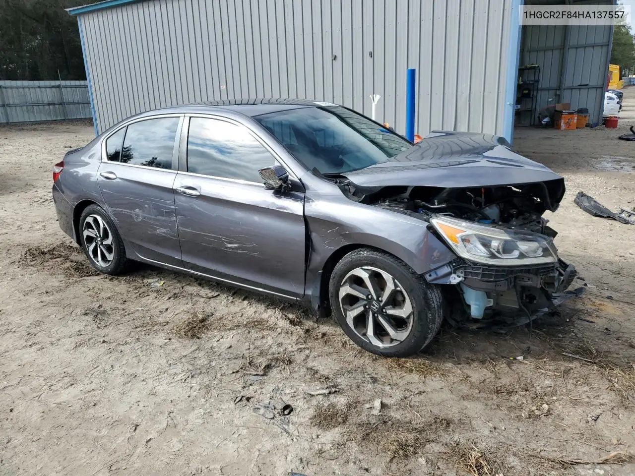 1HGCR2F84HA137557 2017 Honda Accord Exl