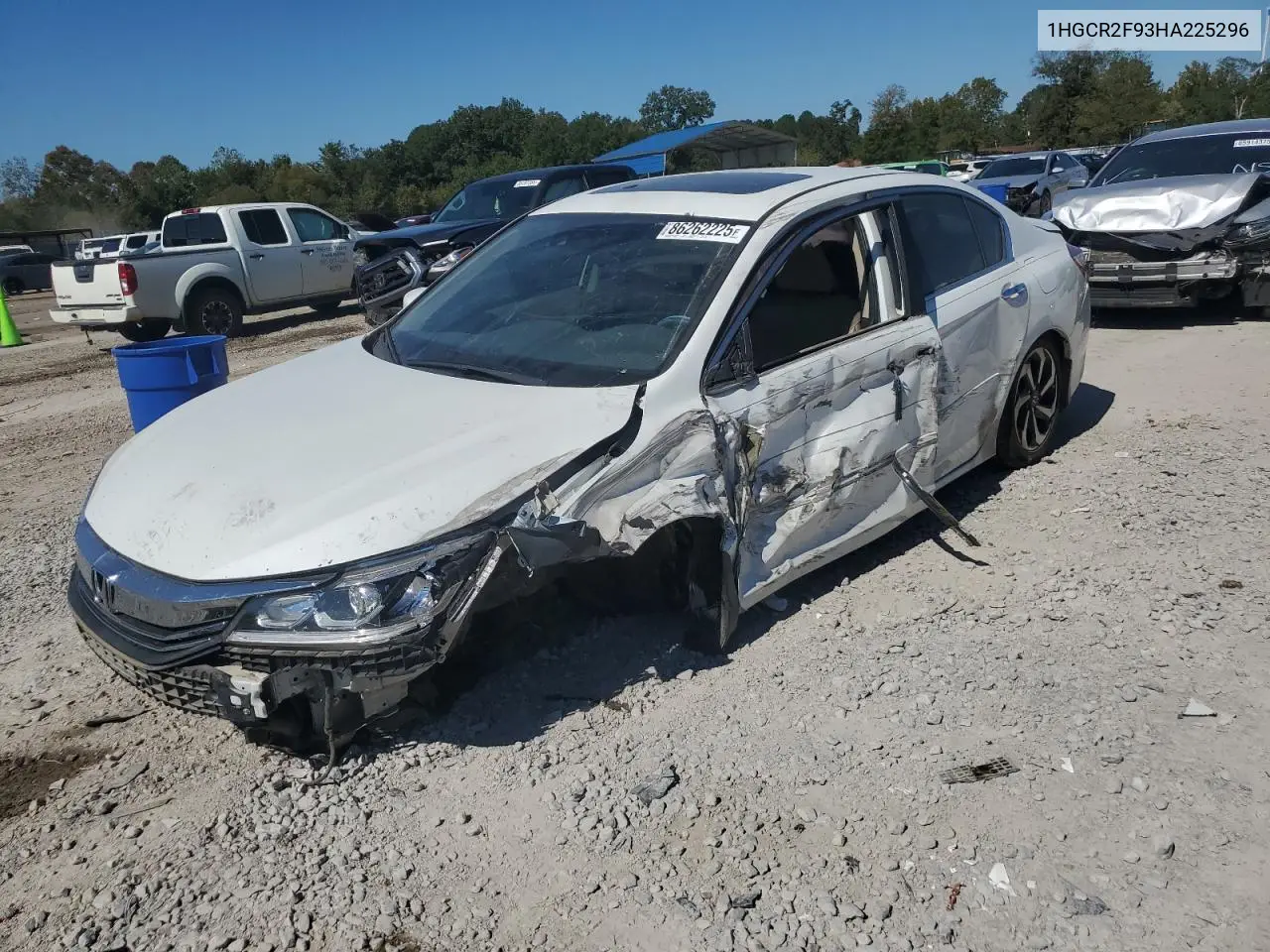 1HGCR2F93HA225296 2017 Honda Accord Exl