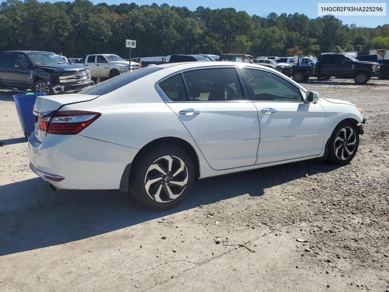 1HGCR2F93HA225296 2017 Honda Accord Exl