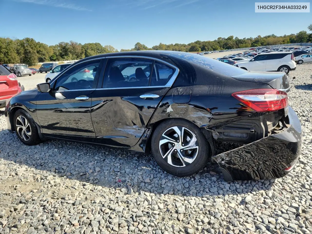 1HGCR2F34HA033249 2017 Honda Accord Lx