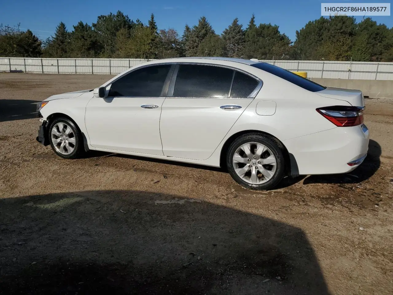 1HGCR2F86HA189577 2017 Honda Accord Exl
