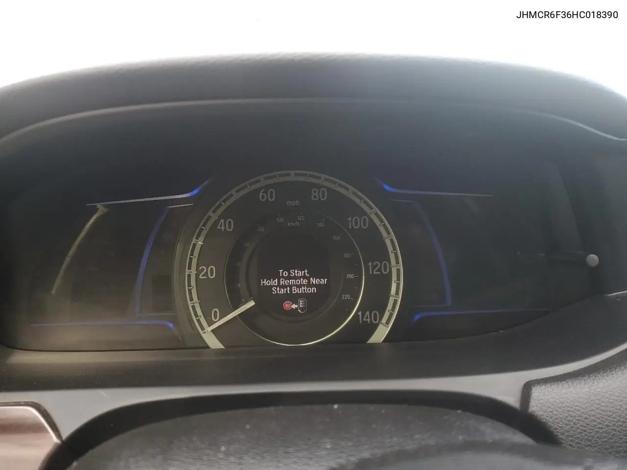 JHMCR6F36HC018390 2017 Honda Accord Hybrid