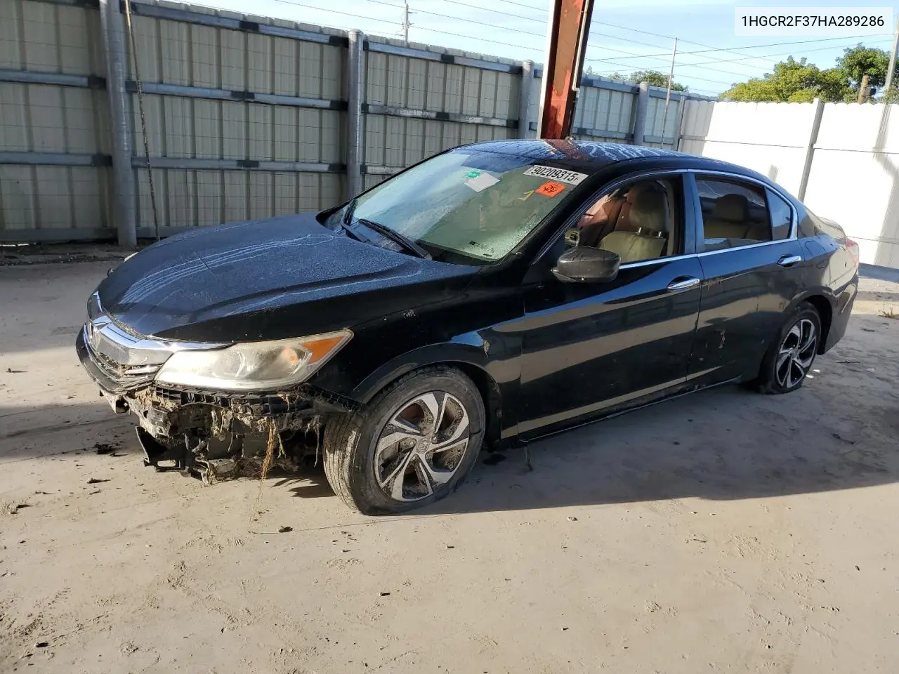 1HGCR2F37HA289286 2017 Honda Accord Lx