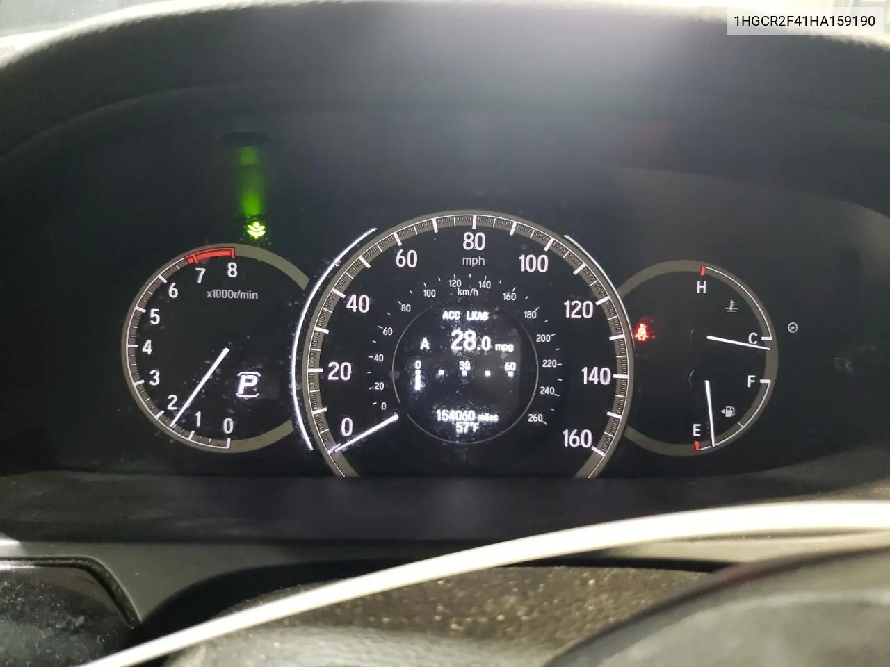 1HGCR2F41HA159190 2017 Honda Accord Lx